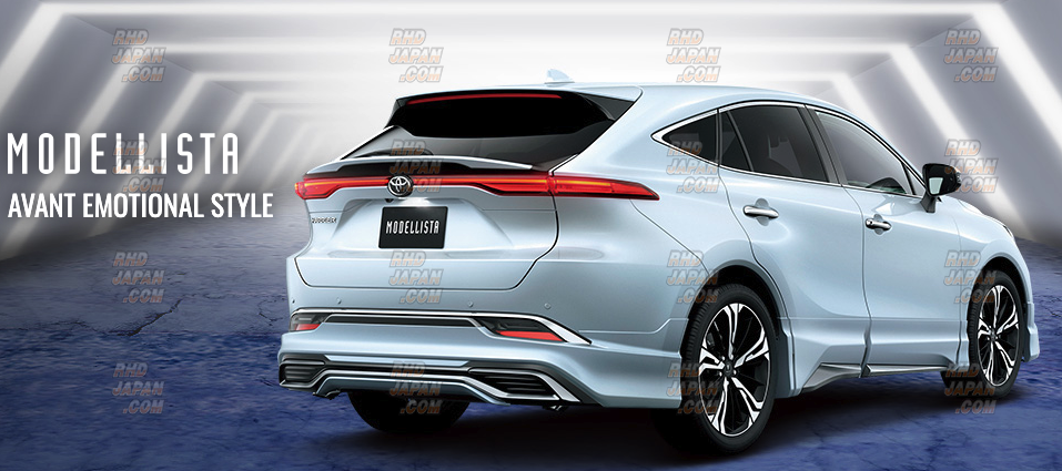 Modellista Back Door Spoiler Black - Harrier MXUA80 MXUA85 Harrier